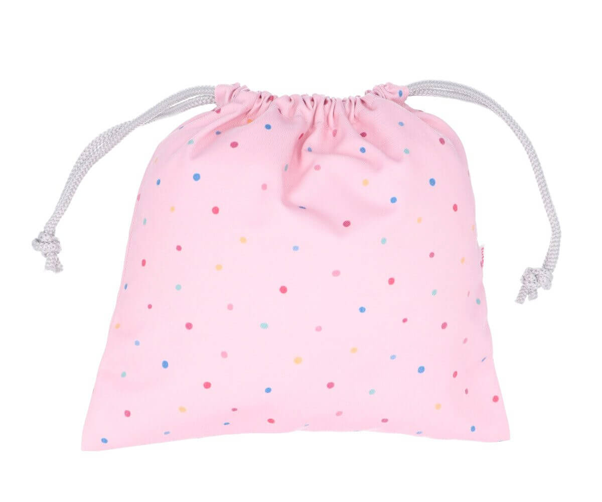 Bolsa de lanche - Bolinhas Rosa | Tutete Mini-Me - Baby & Kids Store