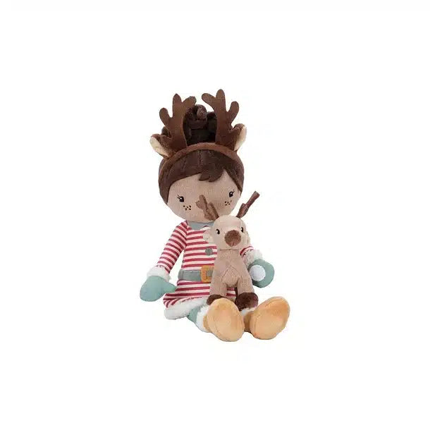 Boneca Evi com rena 35cm | Little Dutch Little Dutch Mini-Me - Baby & Kids Store