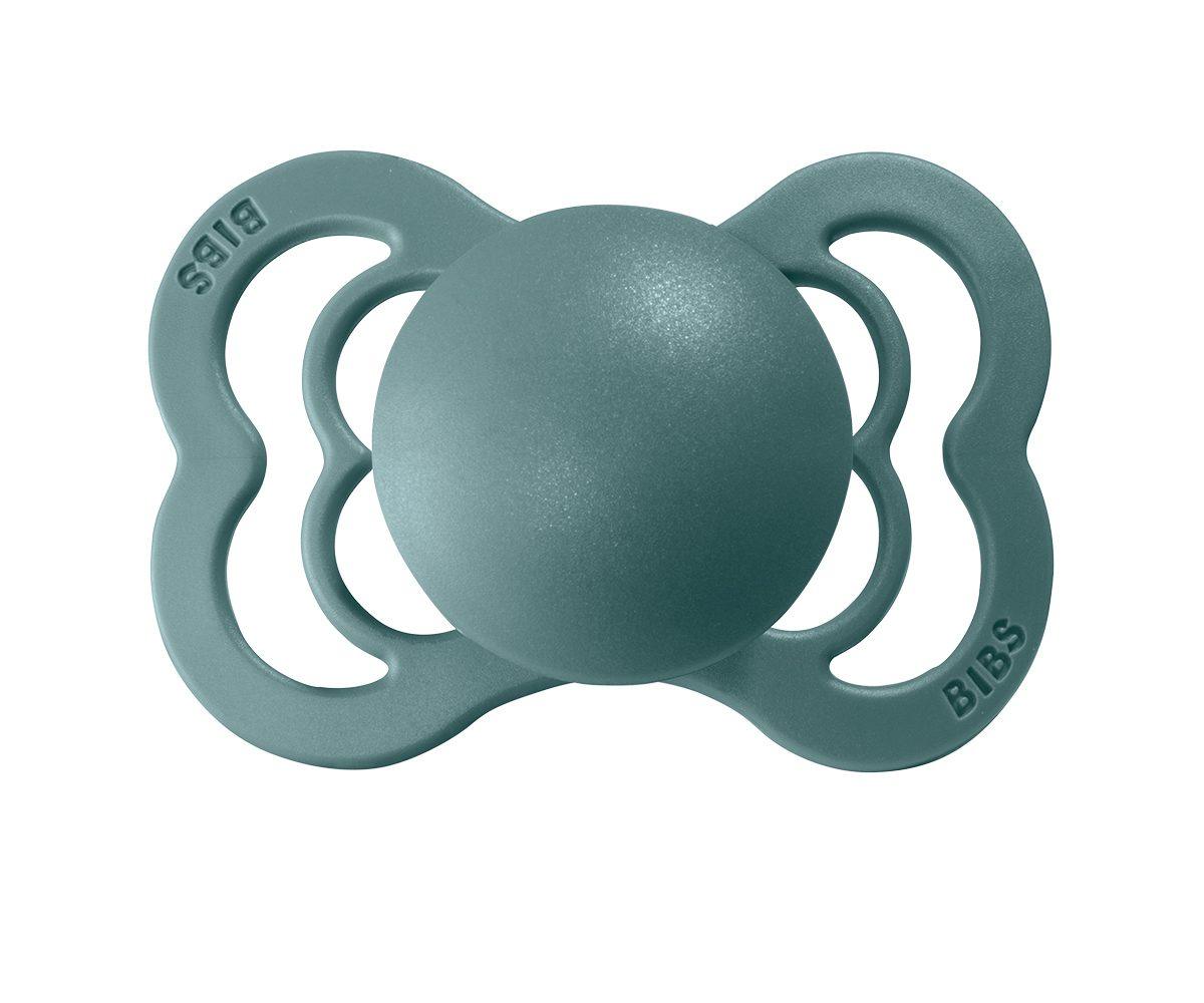 Pack 2 chupetas silicone BIBS Supreme “nordic mint/island sea” - Mini-Me - Baby & Kids Store