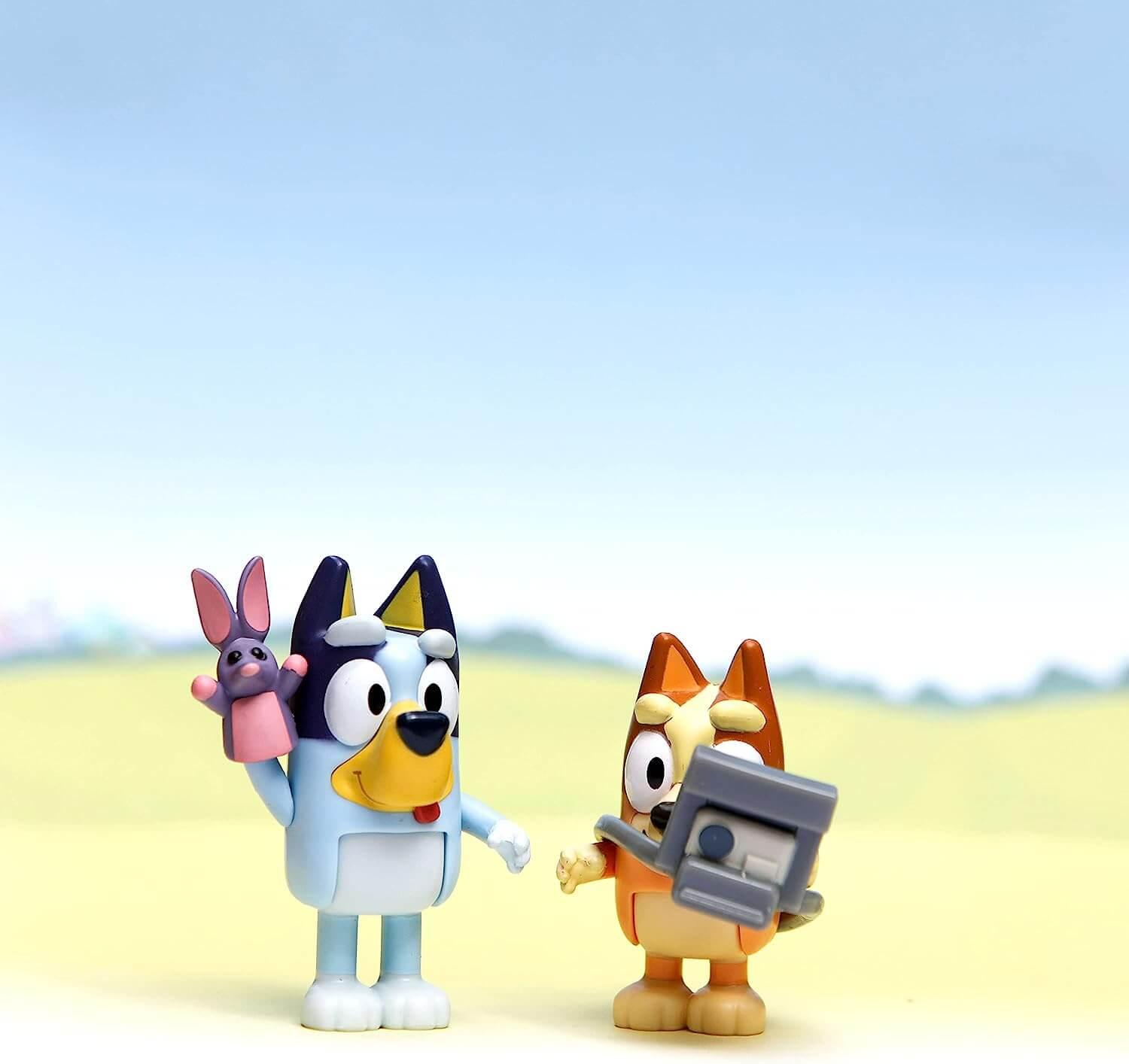 Pack Figuras Bluey e Bingo - Photo Fun - Mini-Me - Baby & Kids Store