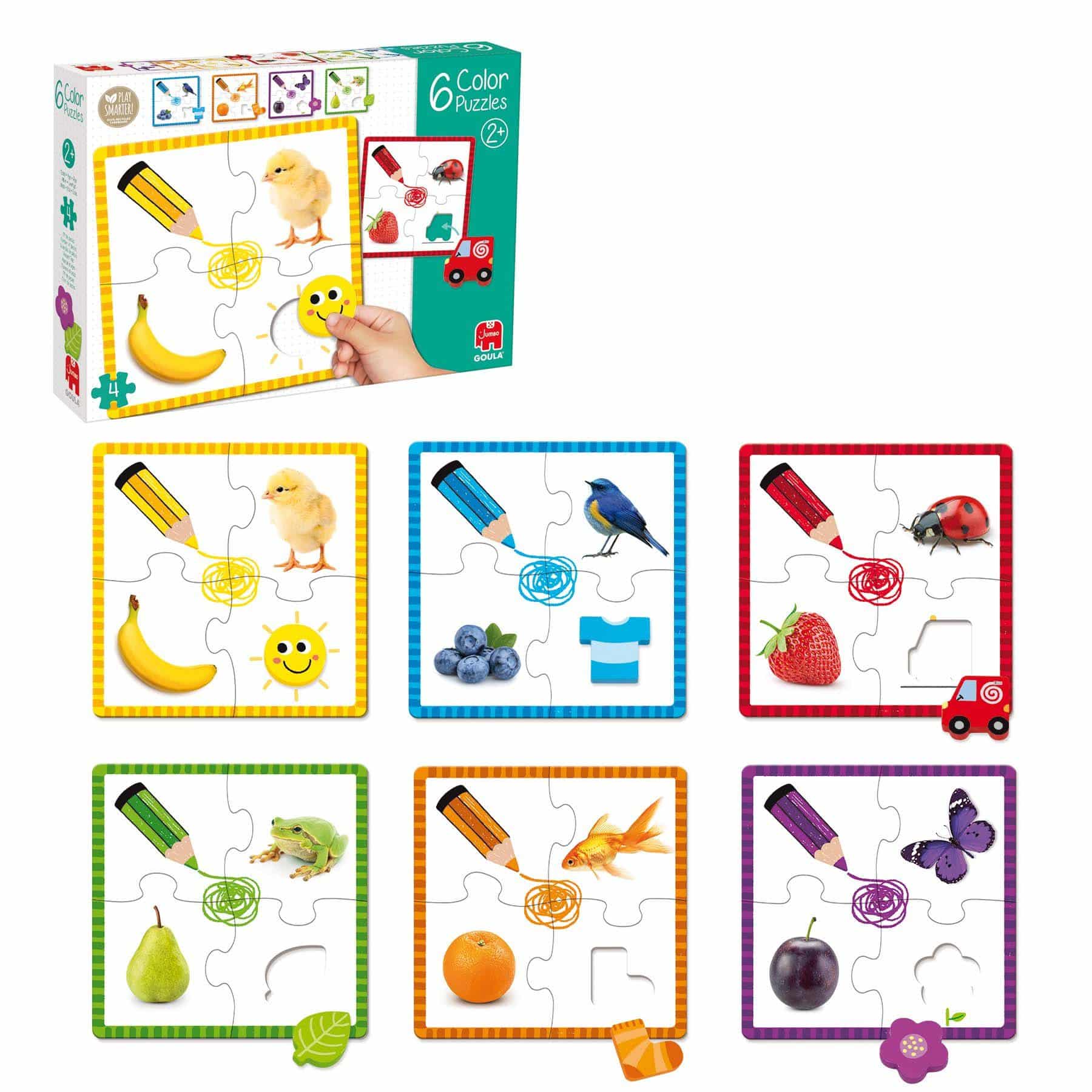 Puzzle de 6 Cores | Goula Mini-Me - Baby & Kids Store