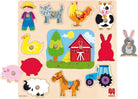 Puzzle de encaixe com pegas em madeira - Quinta | Goula Mini-Me - Baby & Kids Store