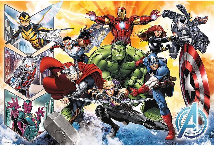Puzzle Avengers 100 peças - A Magia dos Vingadores - TREFL - Mini-Me - Baby & Kids Store