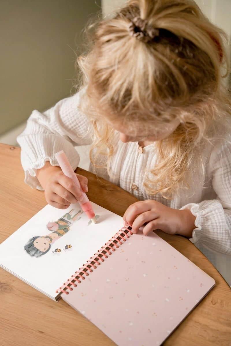 Livro de colorir Water Magic - Rosa & Friends | Little Dutch - Mini-Me - Baby & Kids Store