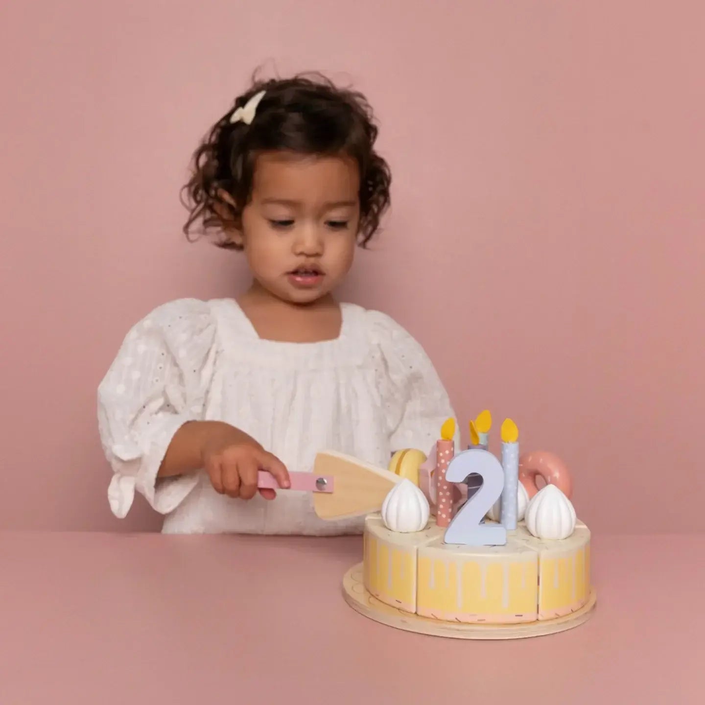 Bolo de aniversário rosa - Little Dutch - Mini-Me - Baby & Kids Store