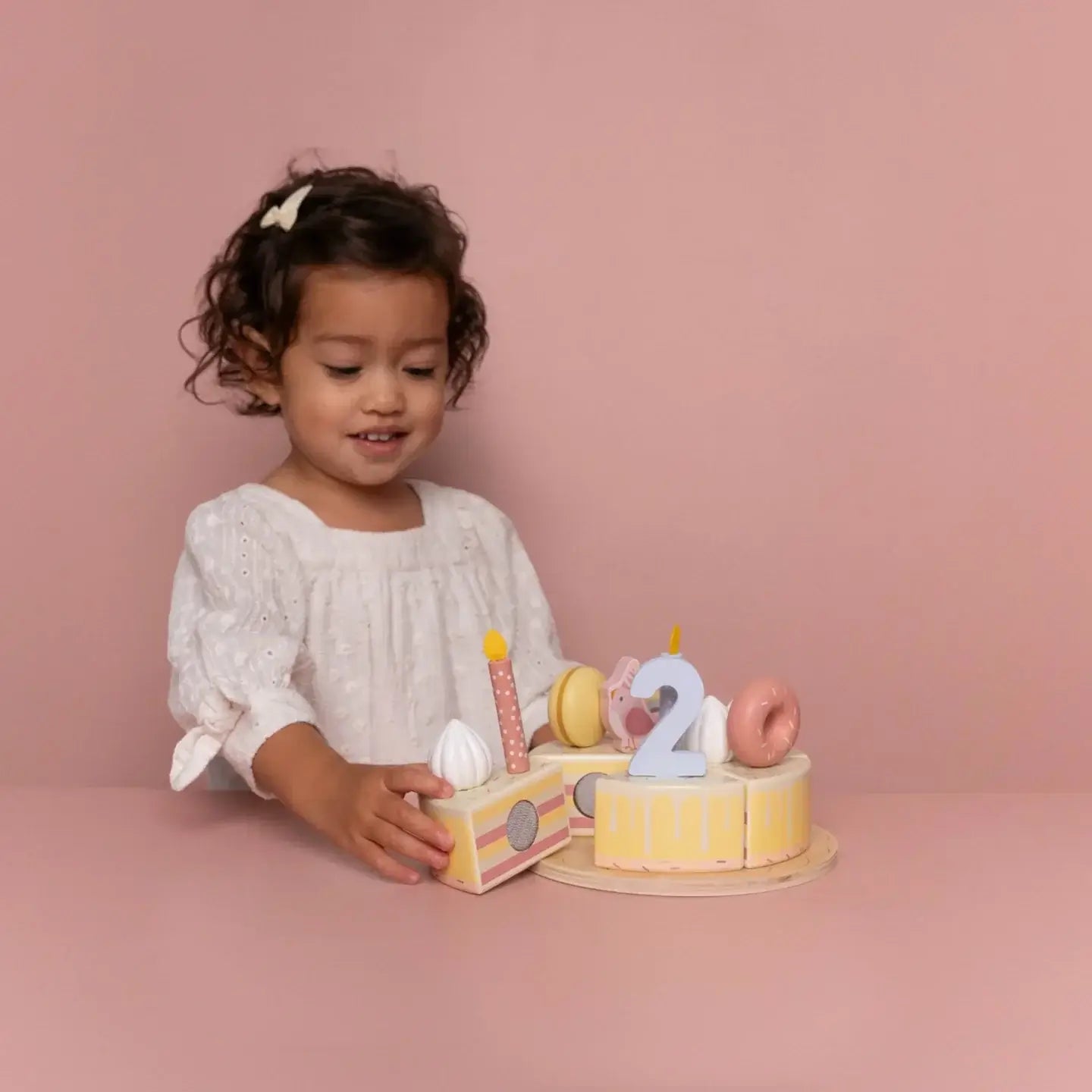 Bolo de aniversário rosa - Little Dutch - Mini-Me - Baby & Kids Store