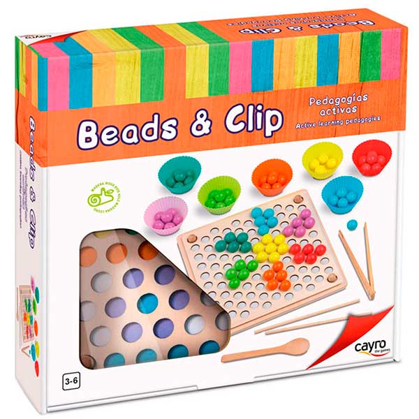 Jogo de transferências "bead and clip" | Cayro Mini-Me - Baby & Kids Store