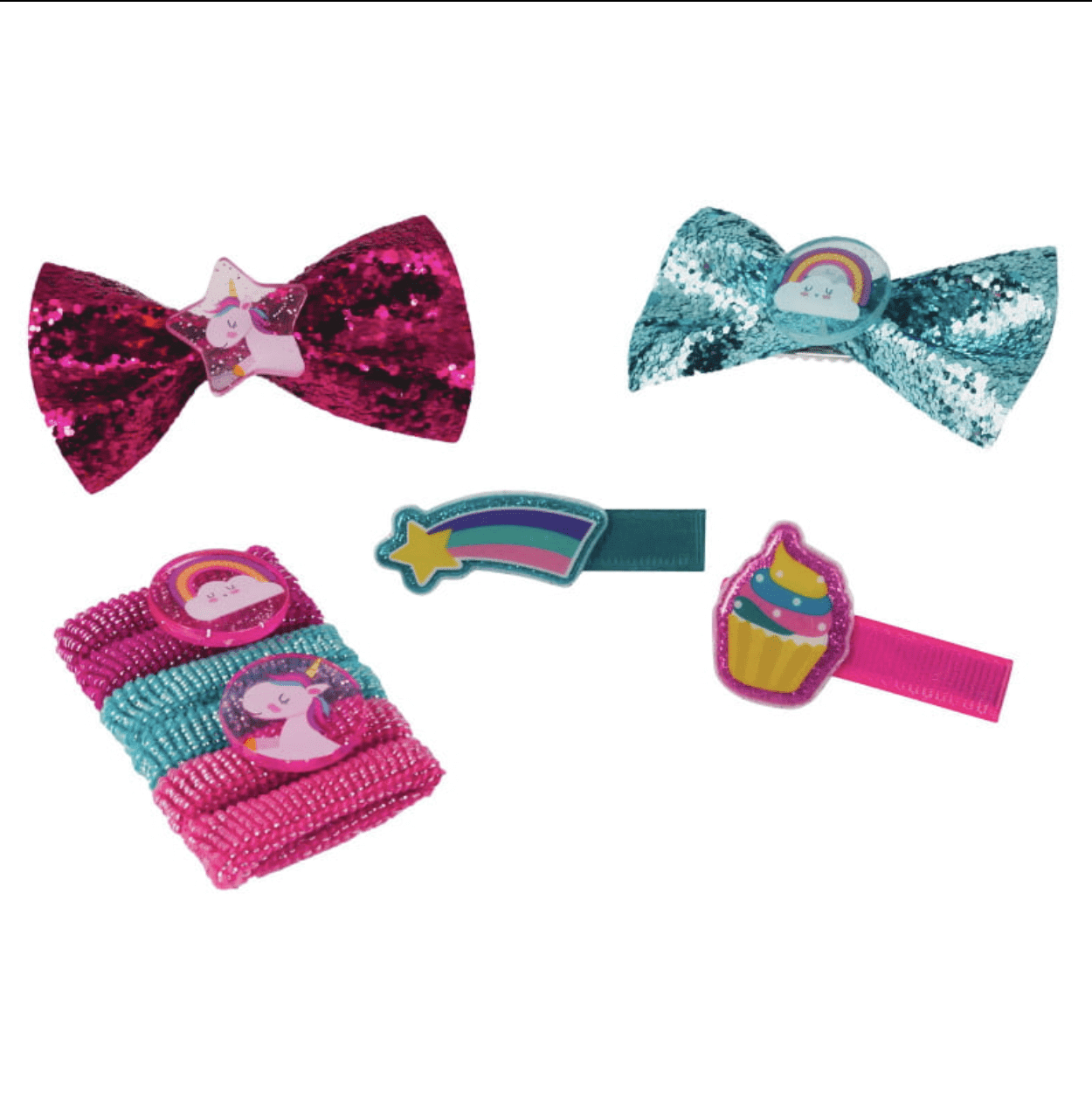 Mochila com Acessorios para o Cabelo - Rainbow Love - Mini-Me - Baby & Kids Store