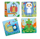 Jogo Mosaico com pinos - Rigolo | Djeco Mini-Me - Baby & Kids Store