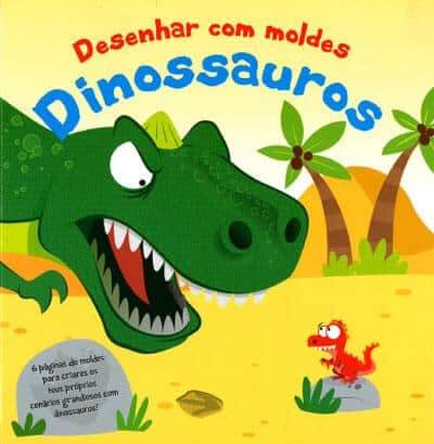 Livro Desenhar com Moldes: Dinossauros Mini-Me