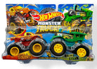 Hot Wheels - Pack 2 Veículos Dupla Demolição Monster Trucks - Mini-Me