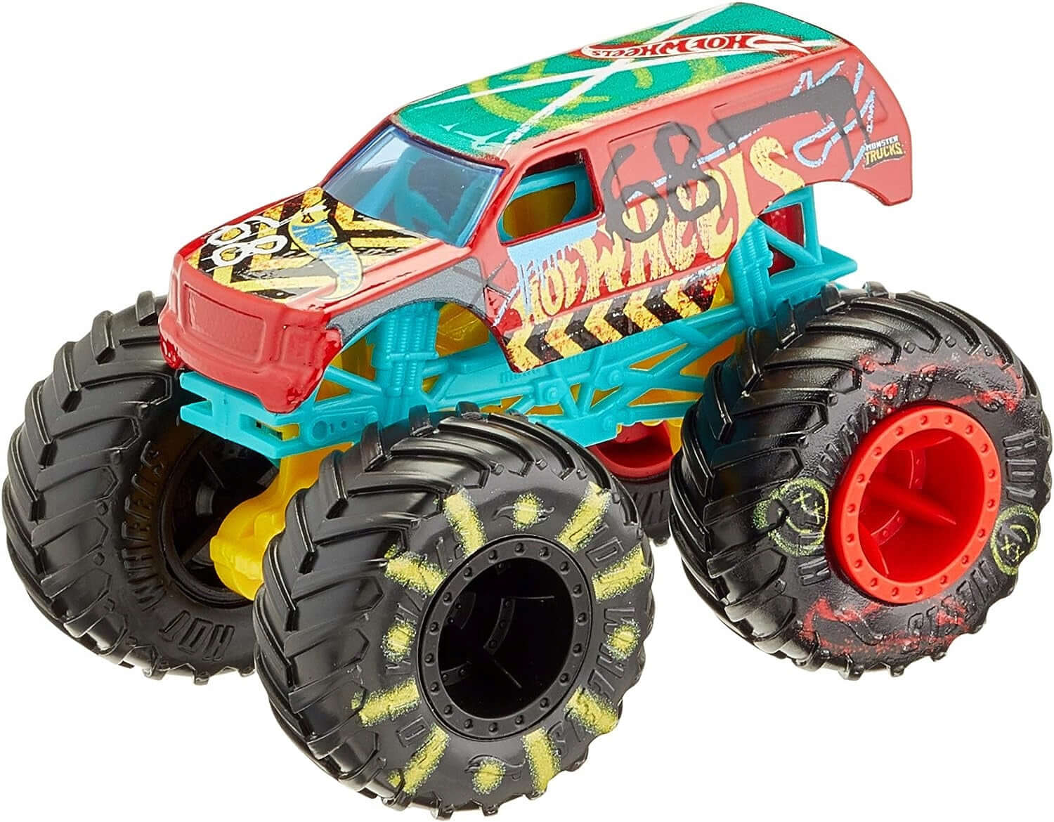 Hot Wheels - Monster Truck Veículo Único 1:64 - Mini-Me