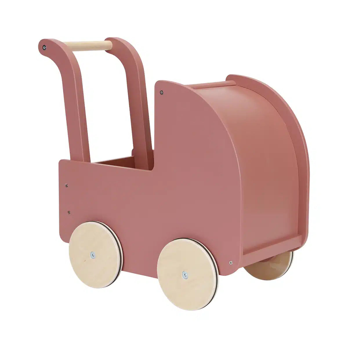 Carro de Bonecas em madeira - Rosa | Little Dutch - Mini-Me