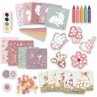 Kit de Criatividade XL Fairy Garden Little Dutch com tintas, lápis e adesivos para artesanato infantil mágico.