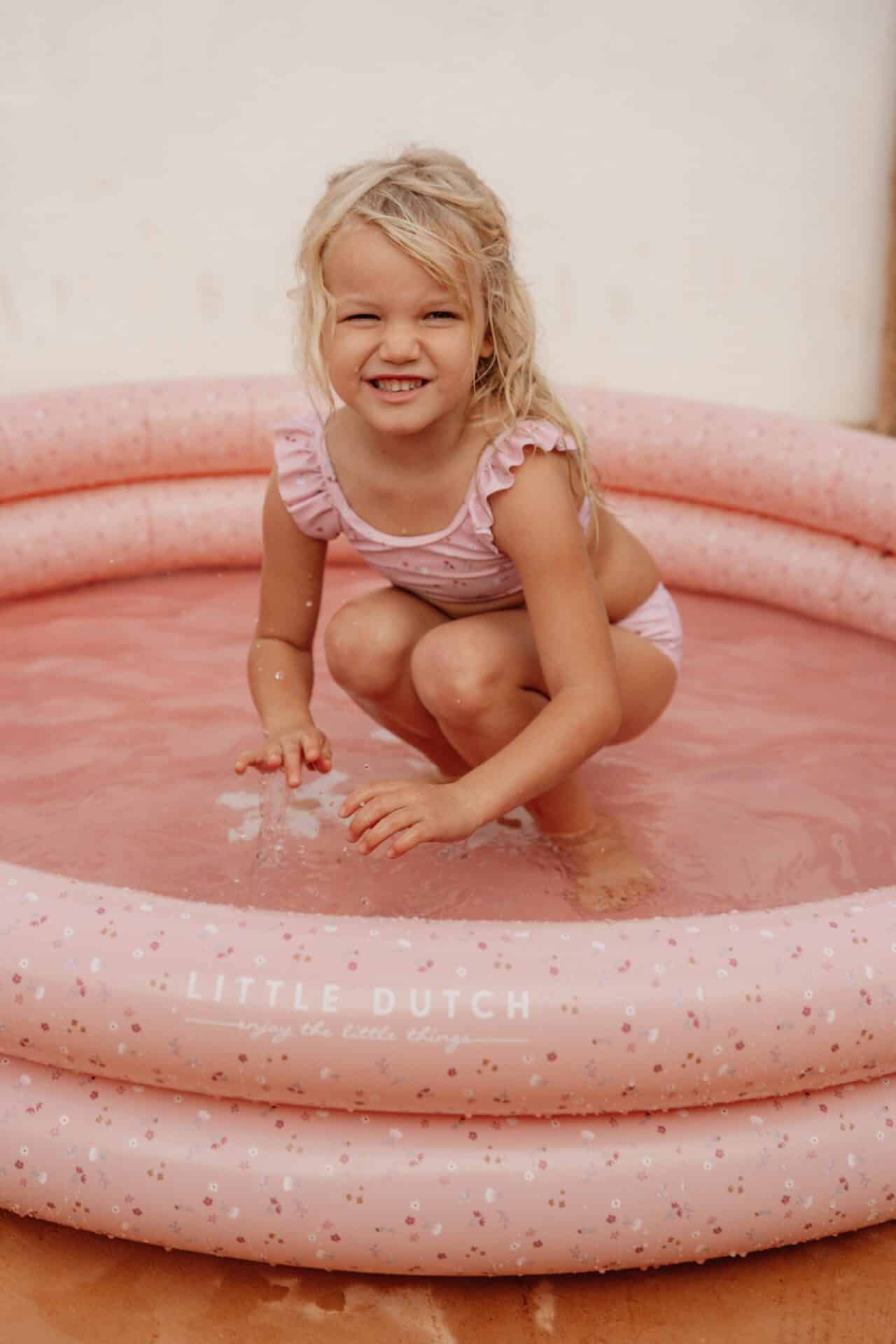 Piscina insuflável 150cm Little Pink Flowers | Little Dutch Mini-Me - Baby & Kids Store