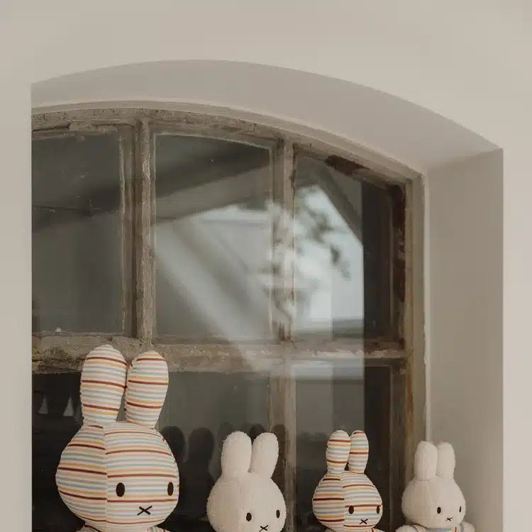 Peluche Bunny Miffy 25cm – Stripes all over | Little Dutch Little Dutch Mini-Me - Baby & Kids Store