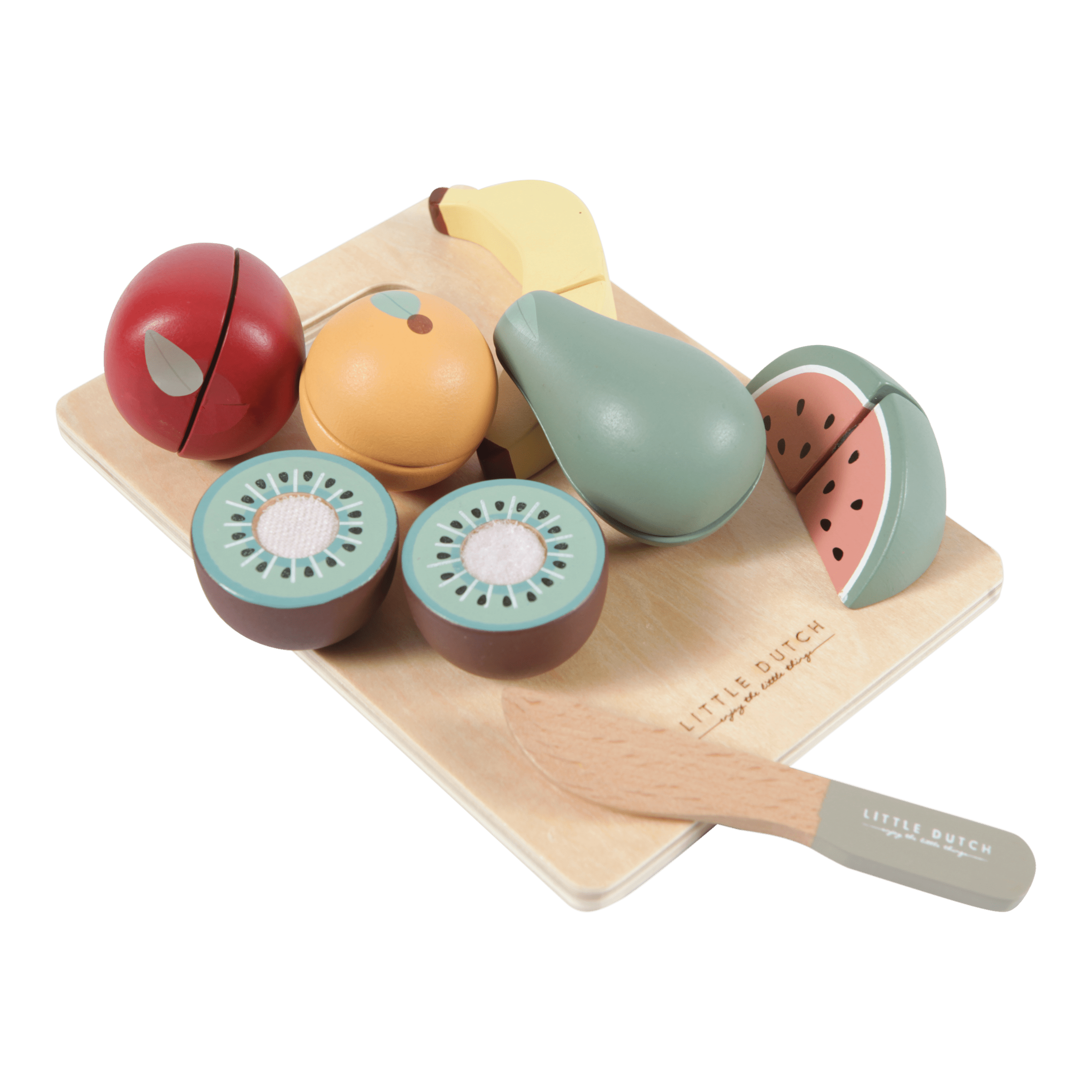 Frutas para cortar em madeira | Little Dutch Mini-Me - Baby & Kids Store