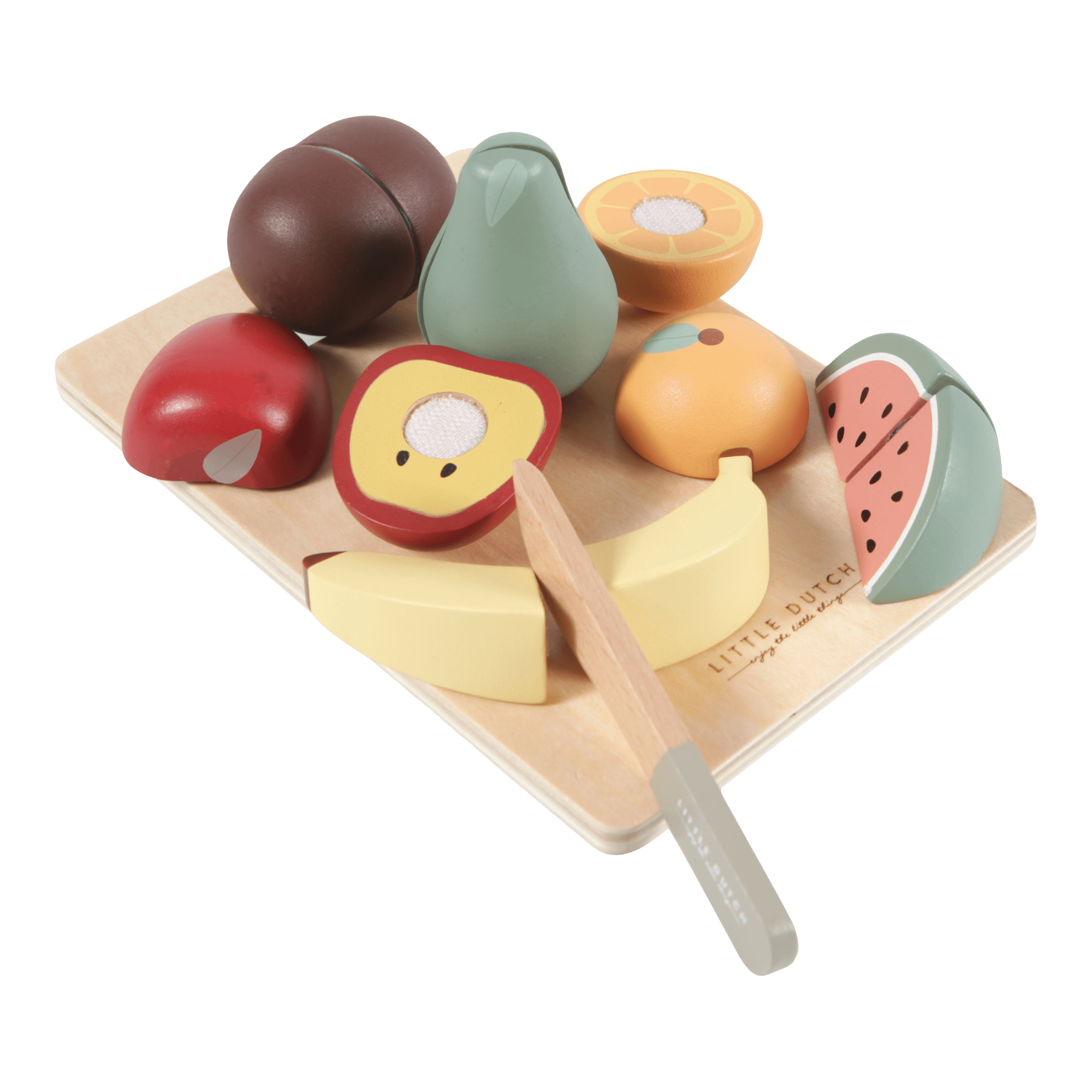 Frutas para cortar em madeira | Little Dutch Mini-Me - Baby & Kids Store