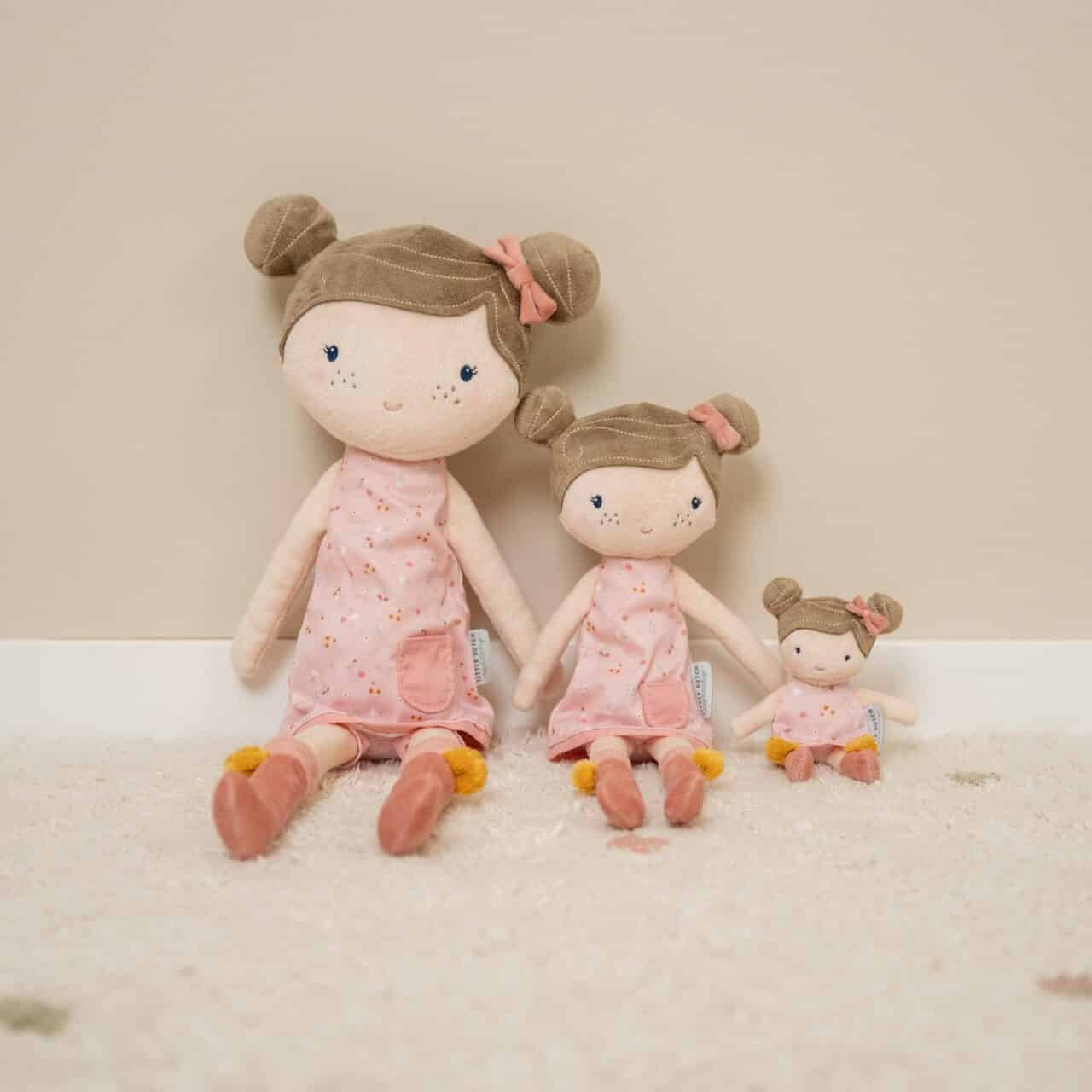 Boneca de pano Rosa - 50cm - Little Pink Flowers | Little Dutch Little Dutch Mini-Me - Baby & Kids Store