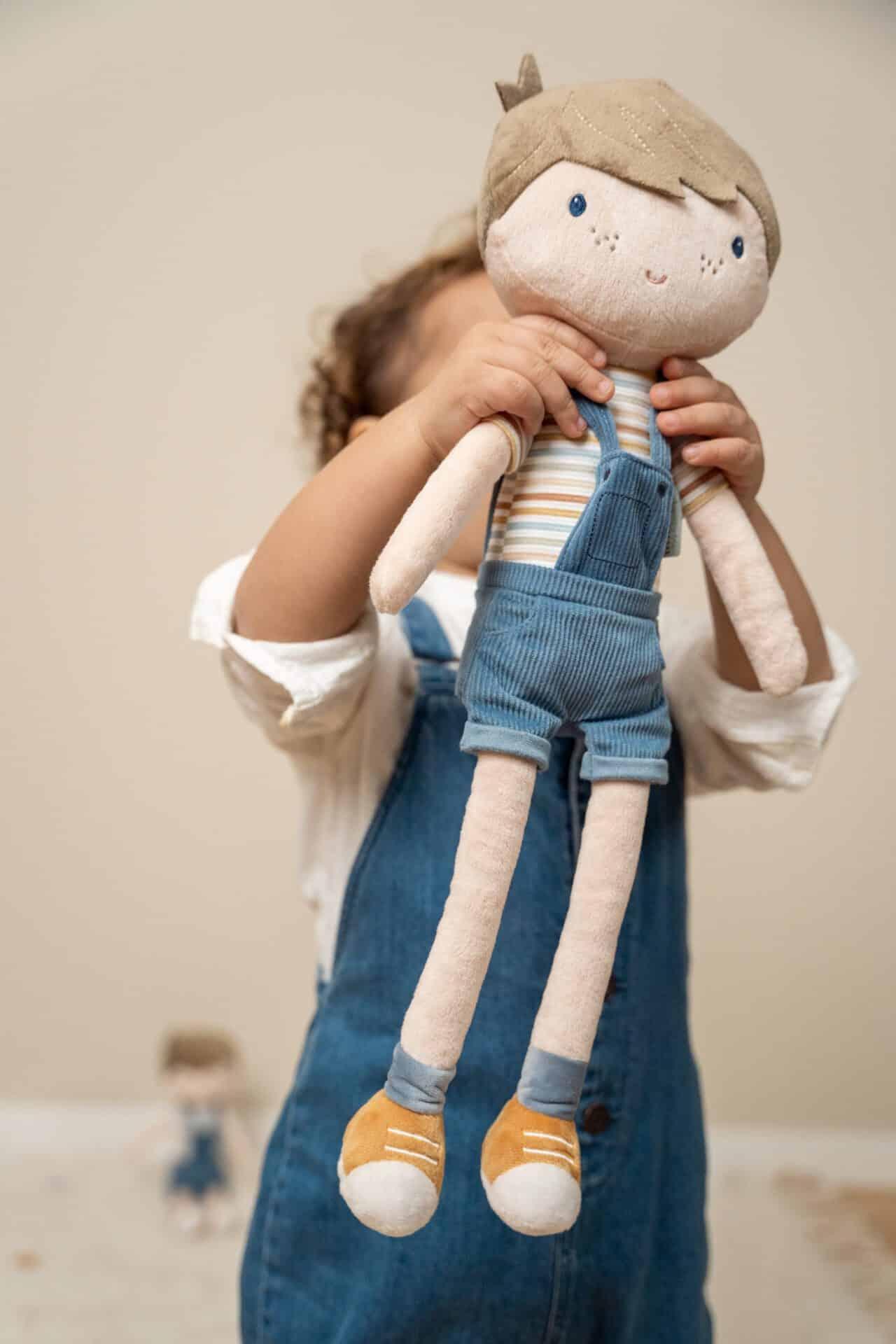 Boneco de pano Jim - 50cm - Vintage Sripes | Little Dutch - Mini-Me - Baby & Kids Store