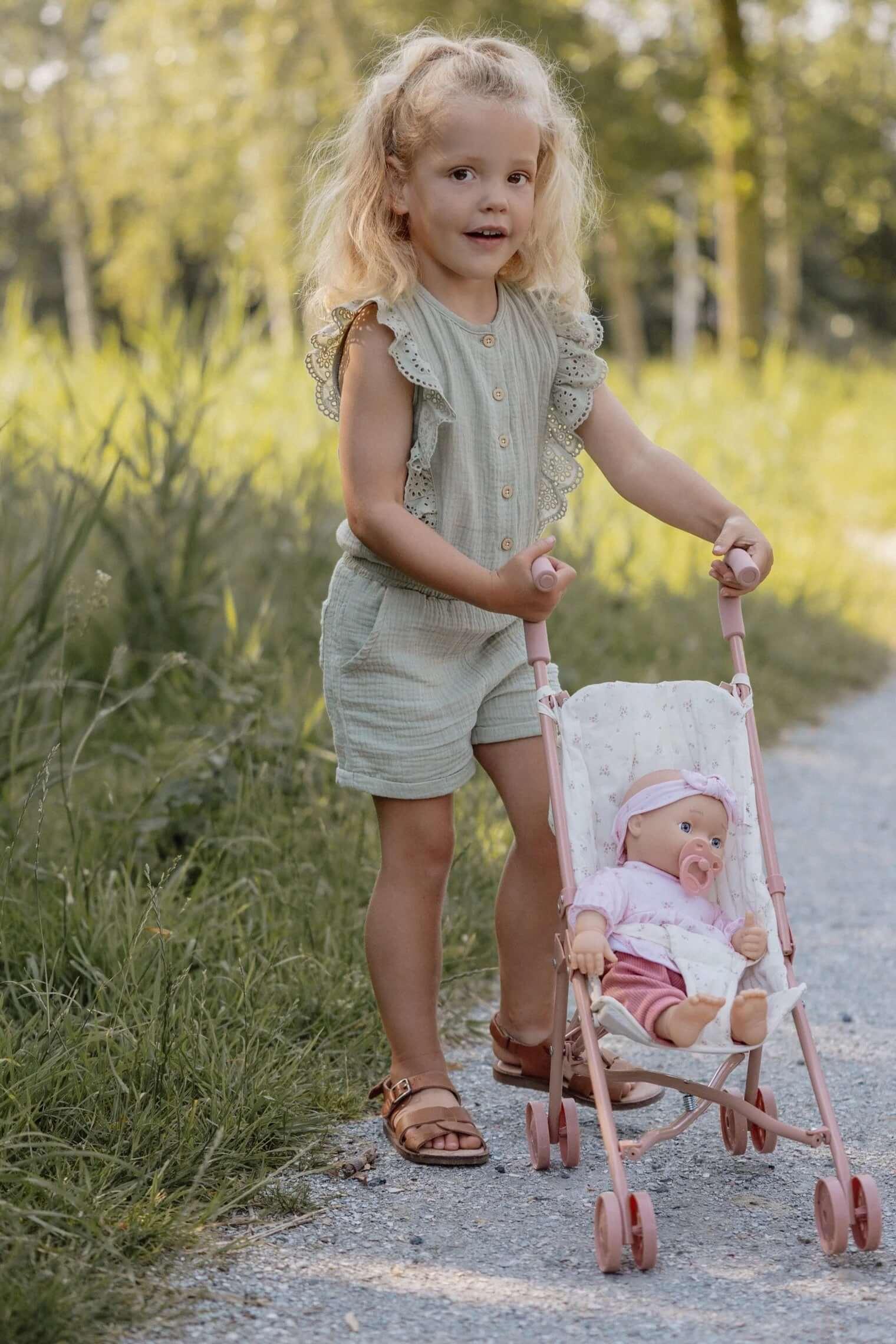 Carrinho de bonecas em metal Little Dutch - Mini-Me - Baby & Kids Store