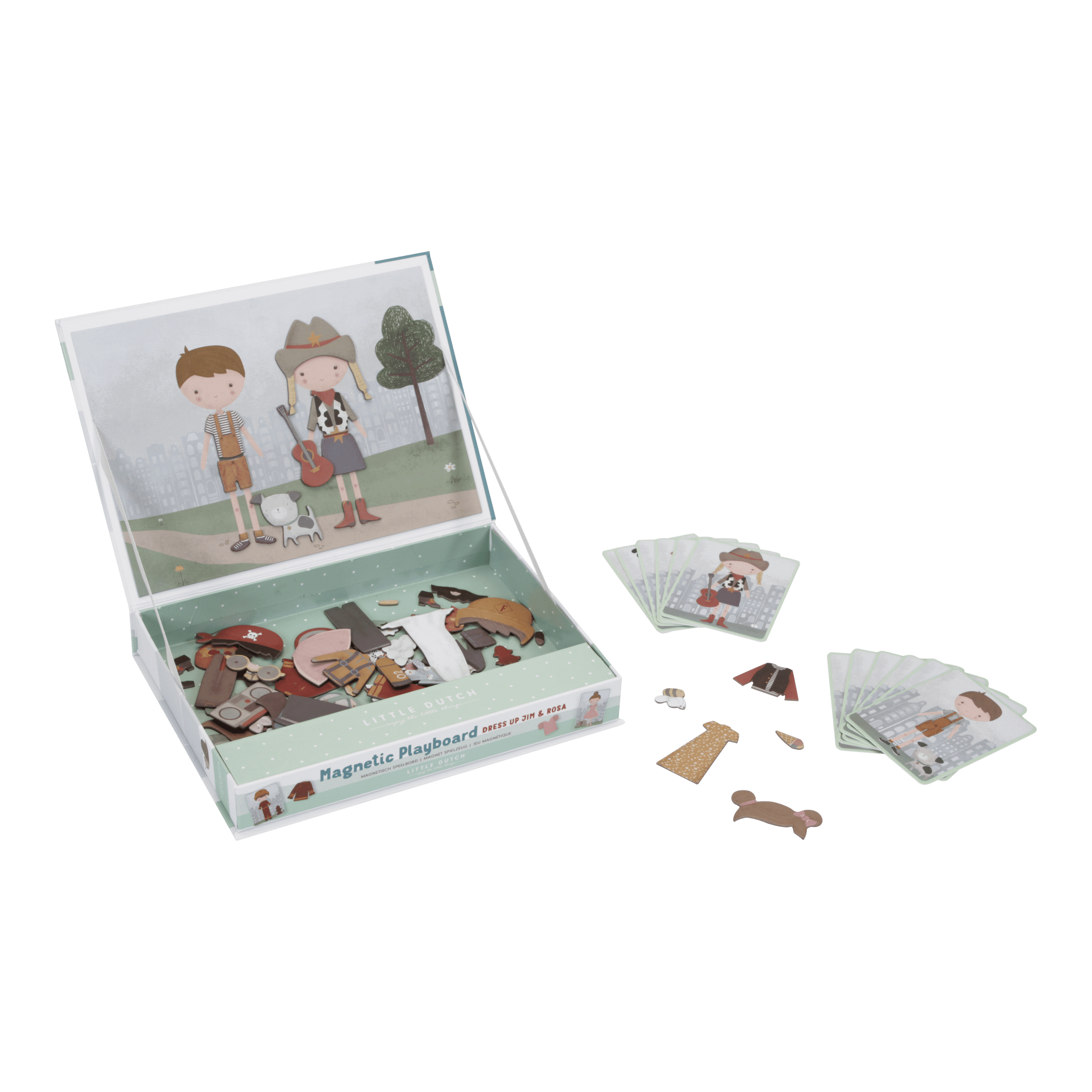 Jogo magnético Jim e Rosa | Little Dutch Mini-Me - Baby & Kids Store