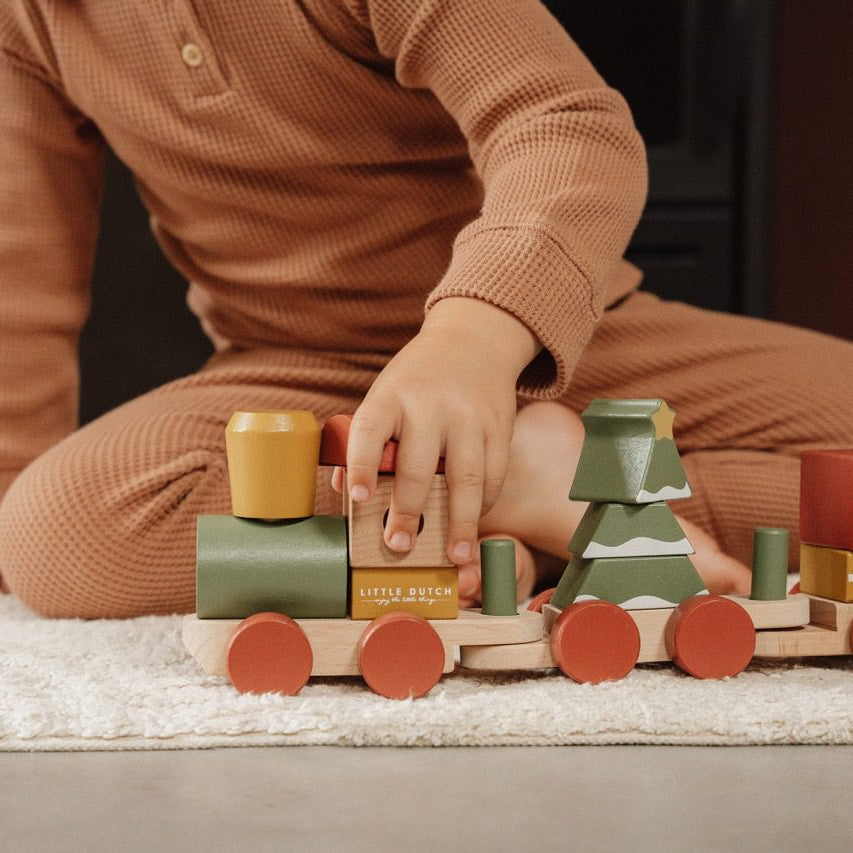 Comboio de madeira de Natal | Little Dutch - Mini-Me
