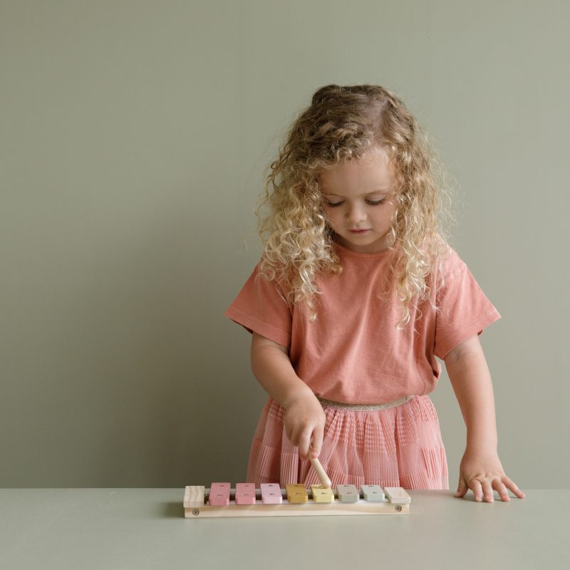 Xilofone em madeira - rosa | Little Dutch Mini-Me - Baby & Kids Store