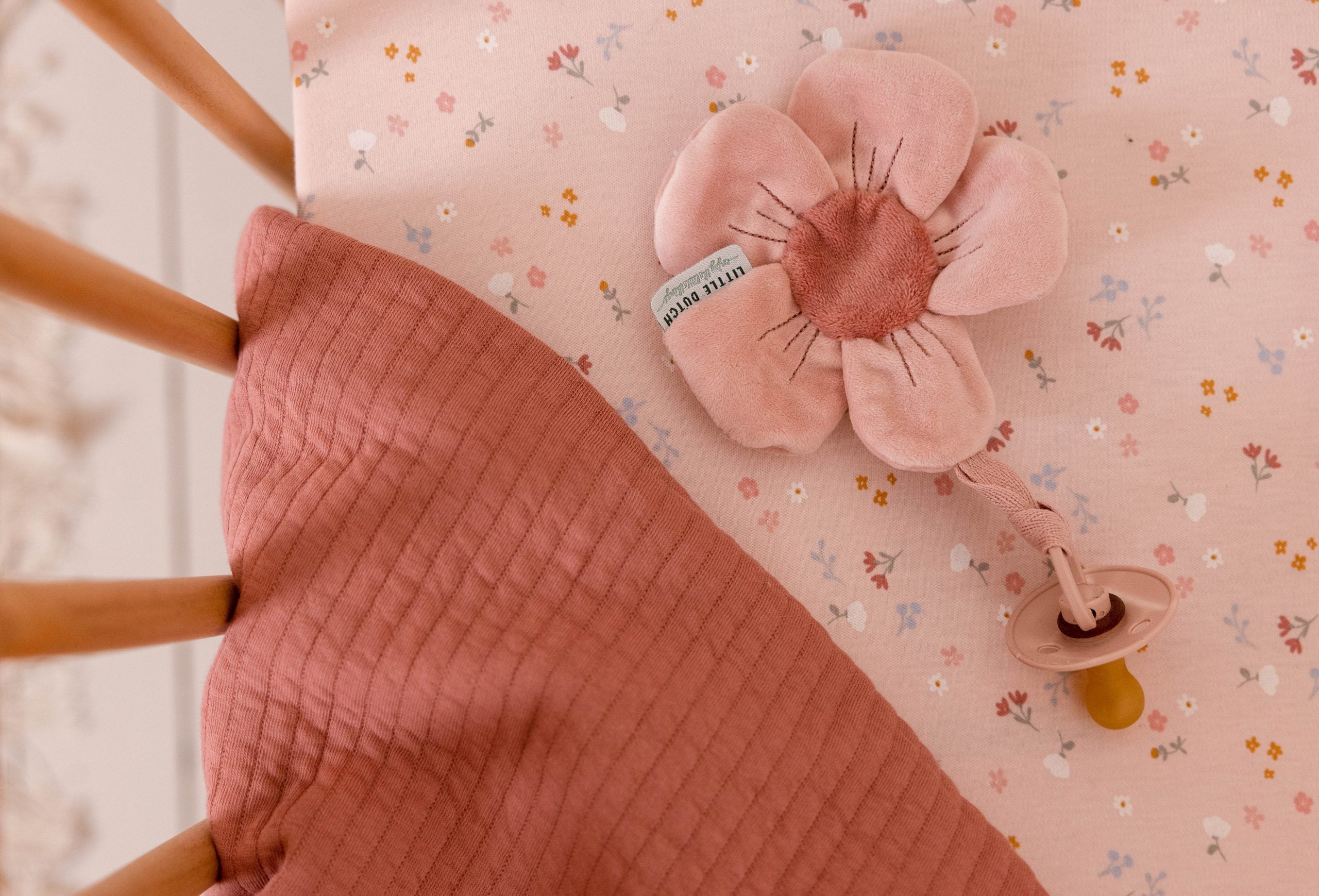 Doudou prende chupeta Flowers & Butterflies | Little Dutch Little Dutch Mini-Me - Baby & Kids Store