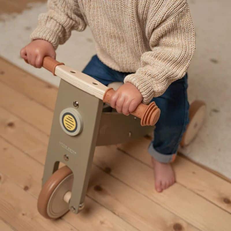 Triciclo em madeira - Olive | Little Dutch Little Dutch Mini-Me - Baby & Kids Store