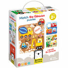 Puzzle – Match the Vehicles | Banana Panda Mini-Me - Baby & Kids Store