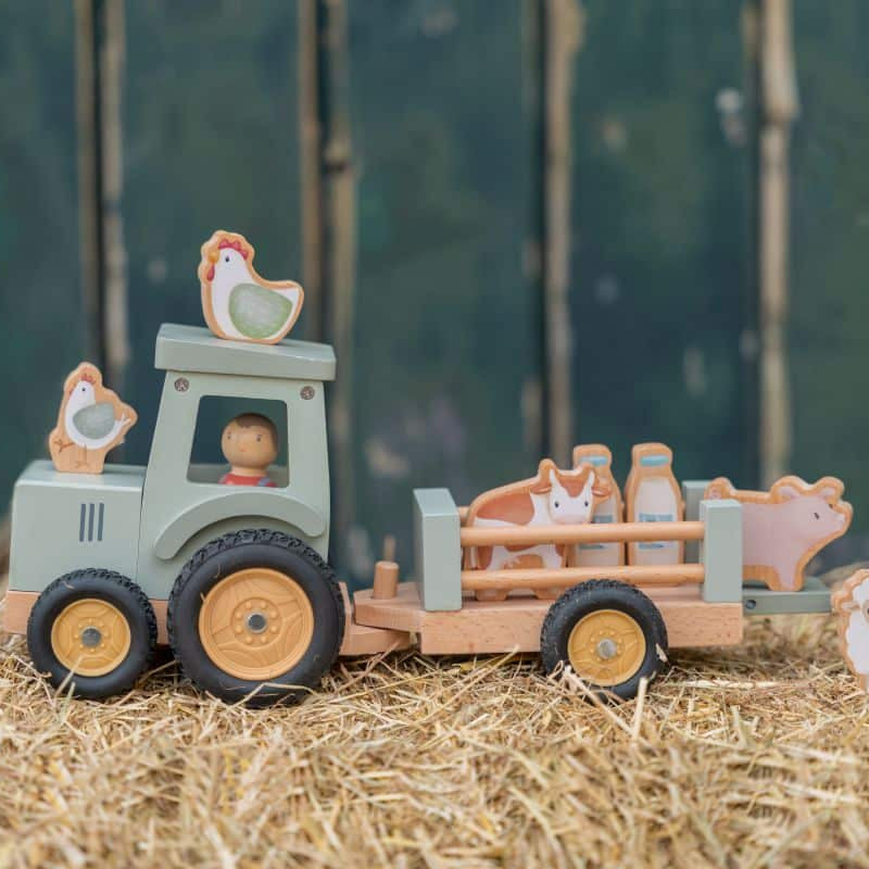 Tractor com animais – Little Farm | Little Dutch Mini-Me - Baby & Kids Store
