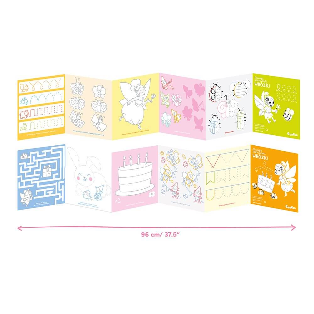 Livro de Colorir Looongo – Fadas | Banana Panda Banana Panda Mini-Me - Baby & Kids Store