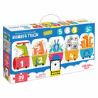 Puzzle de correspondência - Comboio com números | Banana Panda Mini-Me - Baby & Kids Store