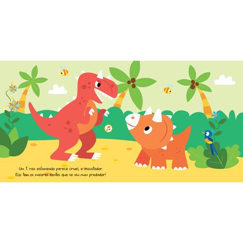 Livro O Som dos Animais - Dinossauros Mini-Me