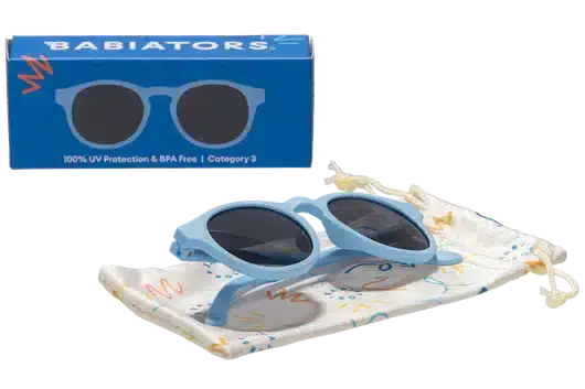 Óculos de sol de criança flexíveis Azuis - 2-5 anos | Babiators - Mini-Me