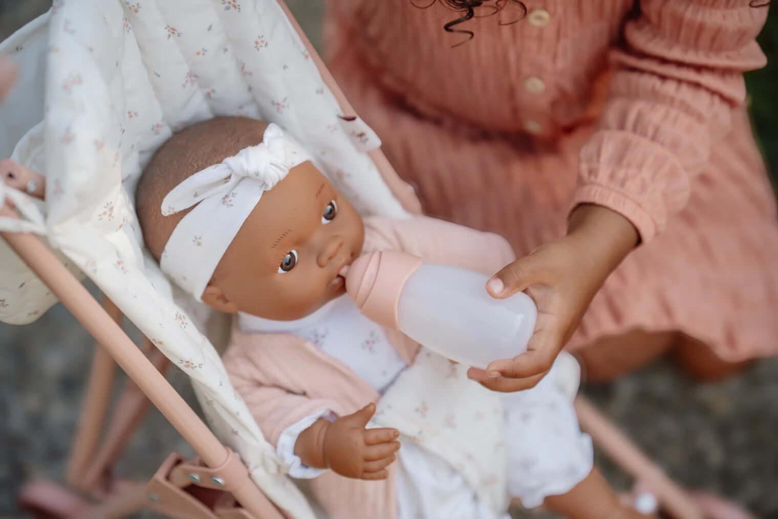 Carrinho de bonecas em metal Little Dutch - Mini-Me - Baby & Kids Store