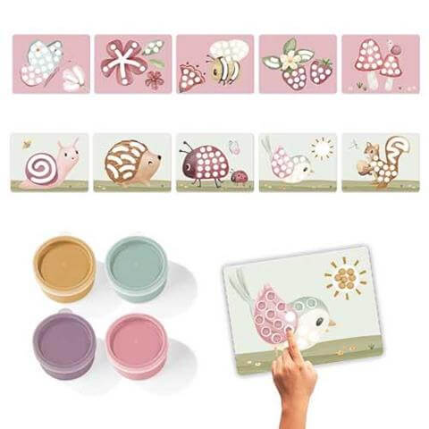 Set Pintar com os Dedos Fairy Garden | Little Dutch - Mini-Me - Baby & Kids Store