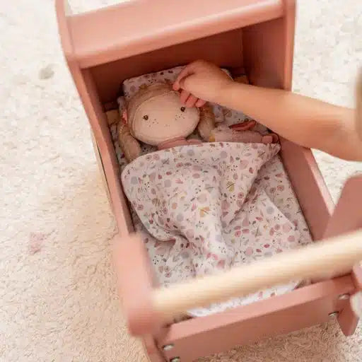 Carro de Bonecas em madeira - Rosa | Little Dutch Little Dutch Mini-Me - Baby & Kids Store