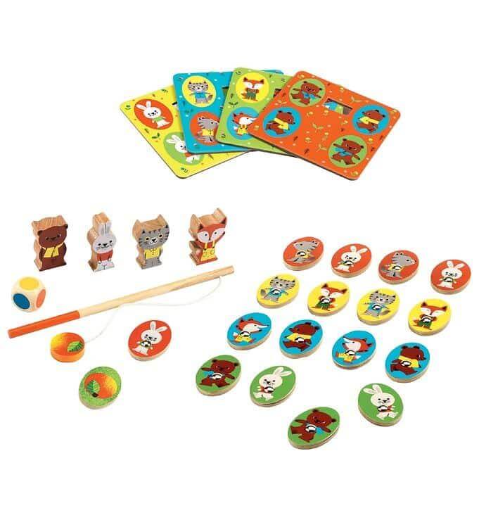Ludo Wood – 4 Jogos | Djeco - Mini-Me - Baby & Kids Store