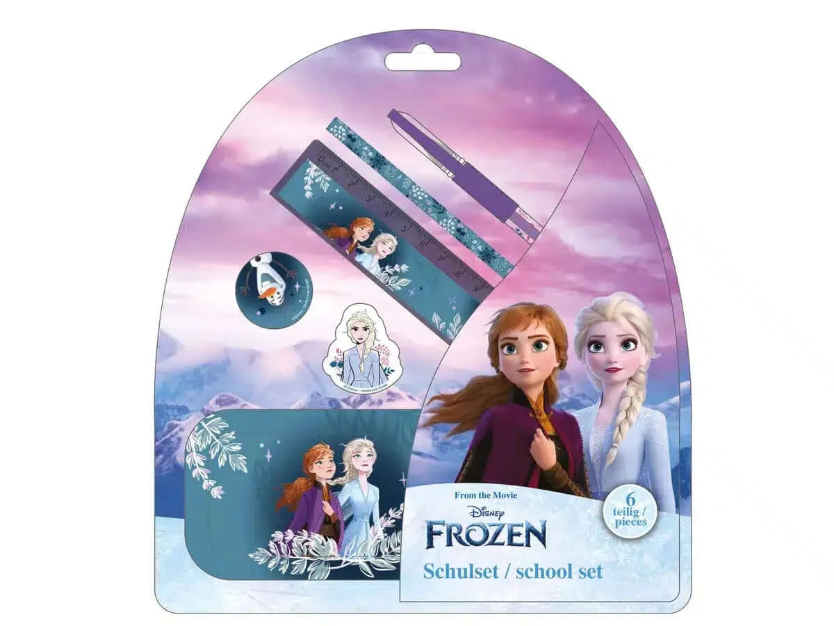 Conjunto escolar de escrita 6 peças Frozen Mini-Me - Baby & Kids Store