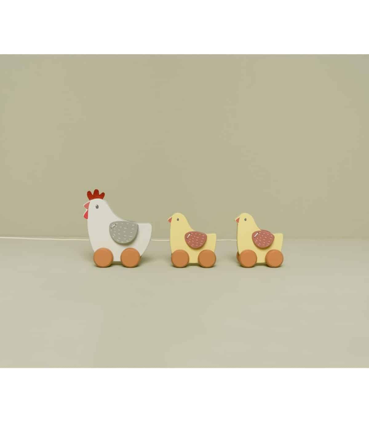 Galinha e Pintainhos de puxar - Little Dutch Mini-Me - Baby & Kids Store