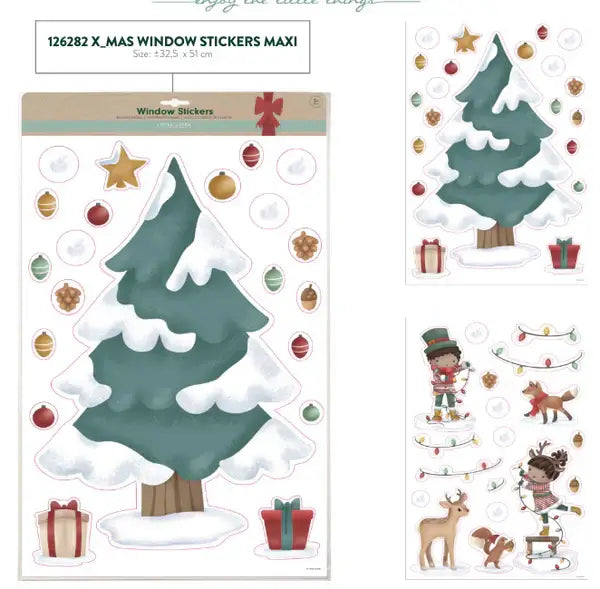 Autocolantes Janela Árvore de Natal | Little Dutch - Mini-Me - Baby & Kids Store