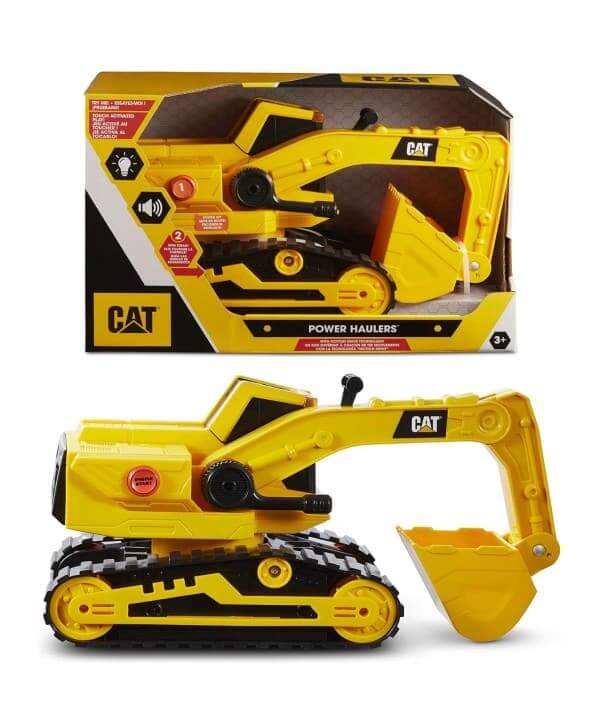 Escavadora CAT Power Haulers c/ Luz E Som Mini-Me - Baby & Kids Store