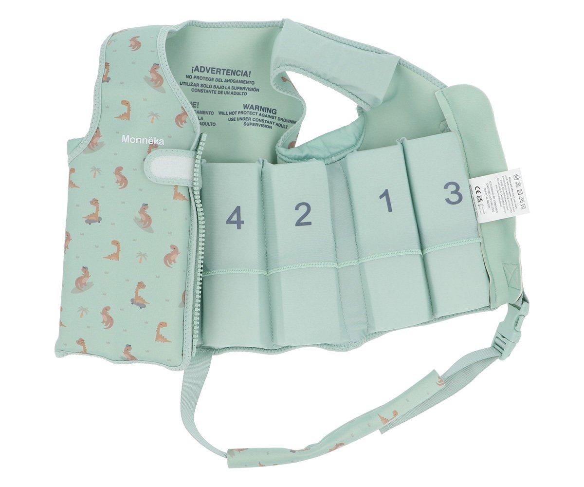 Colete Flutuador de Aprendizagem Monnëka Cool Dinos - Mini-Me - Baby & Kids Store