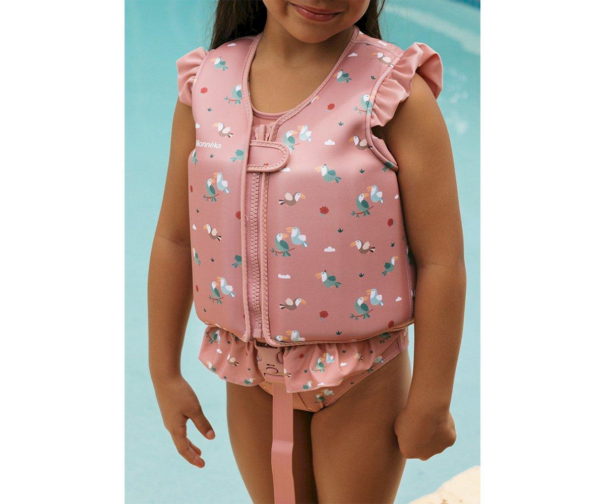 Colete Flutuador de Aprendizagem Monnëka Toucan - Mini-Me - Baby & Kids Store