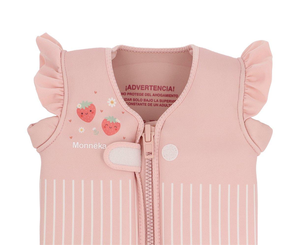 Colete Flutuador de Aprendizagem Monnëka Strawberries - Mini-Me - Baby & Kids Store