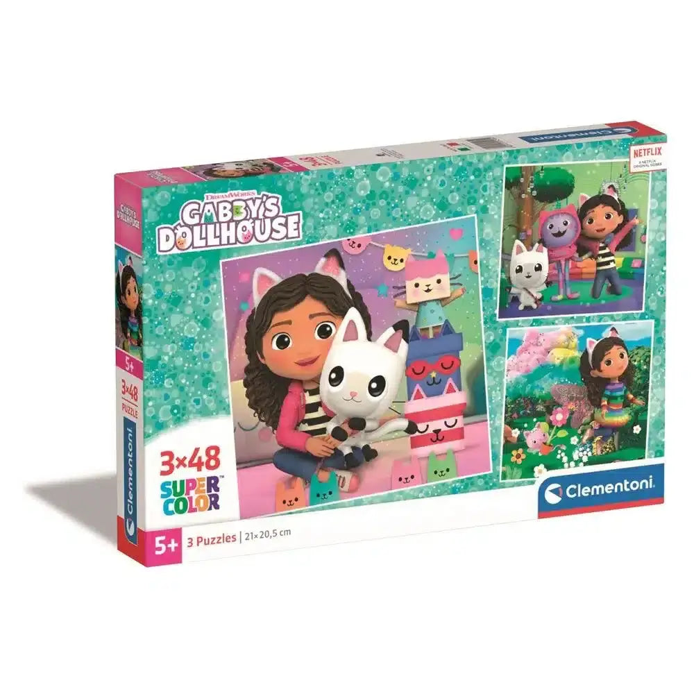 Puzzle 3X48 - Gabby's Dollhouse | Clementoni Mini-Me - Baby & Kids Store