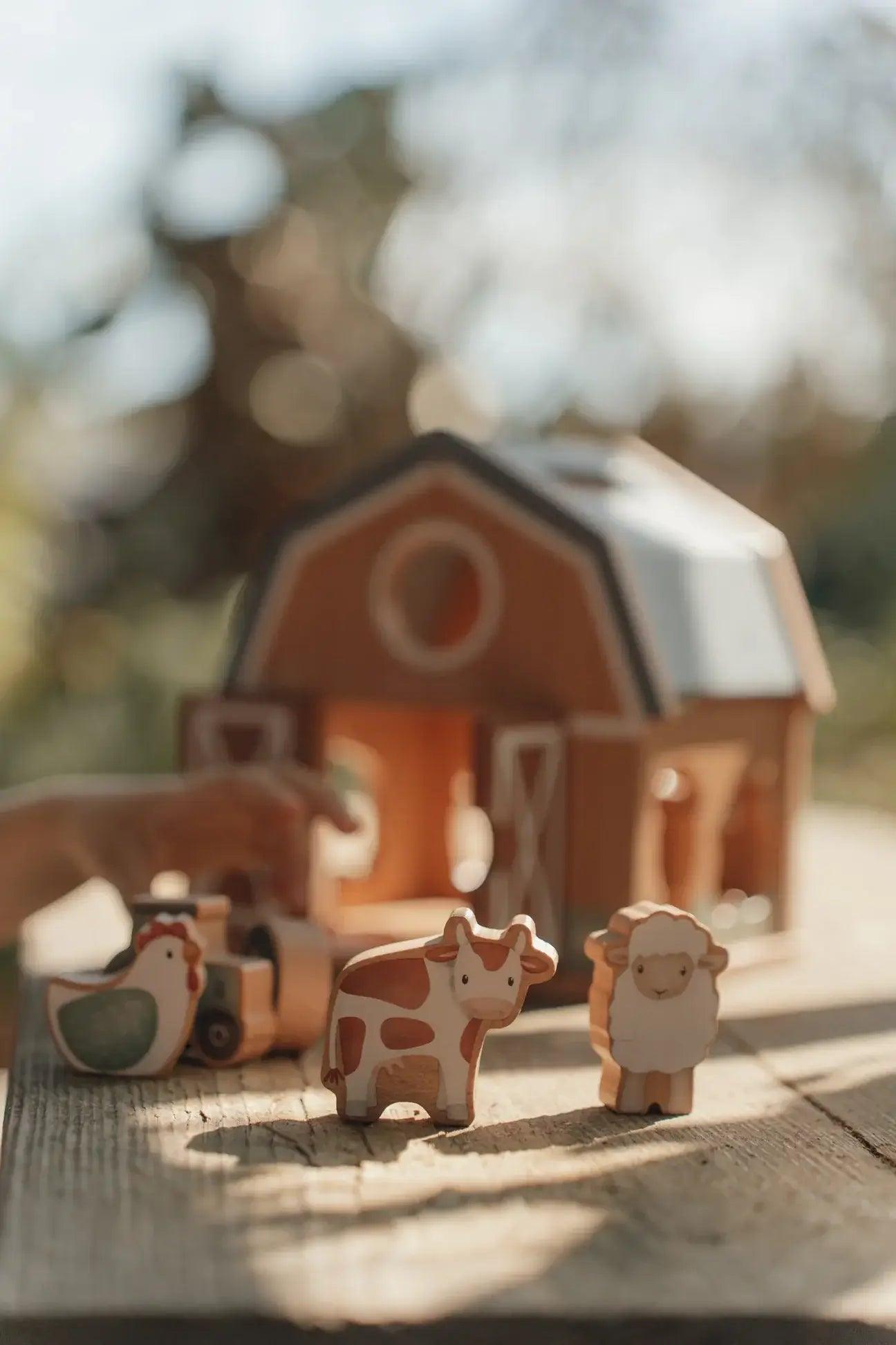 Cubo de Encaixe de formas – Little Farm | Little Dutch - Mini-Me - Baby & Kids Store