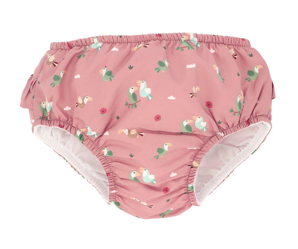 Cueca Fralda com Folhos Toucan | Monneka - Mini-Me - Baby & Kids Store